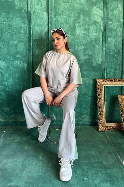 Thunder Grey Oversized Co-ord Set (Women)