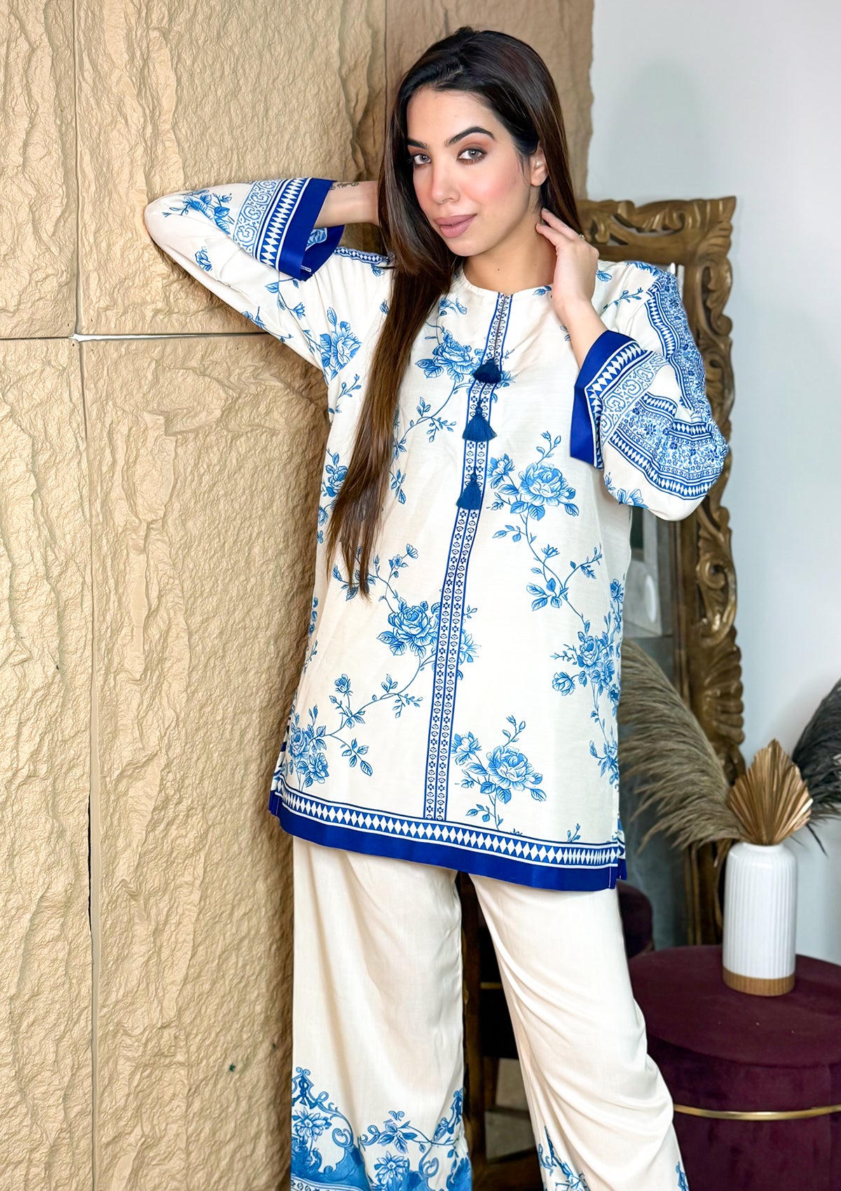 GAJRA CO ORD SET KnitNap gajra-co-ord-set-knitnap