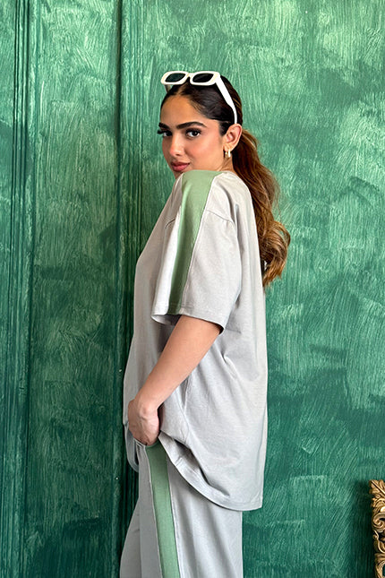 Thunder Grey Oversized Co-ord Set (Women)