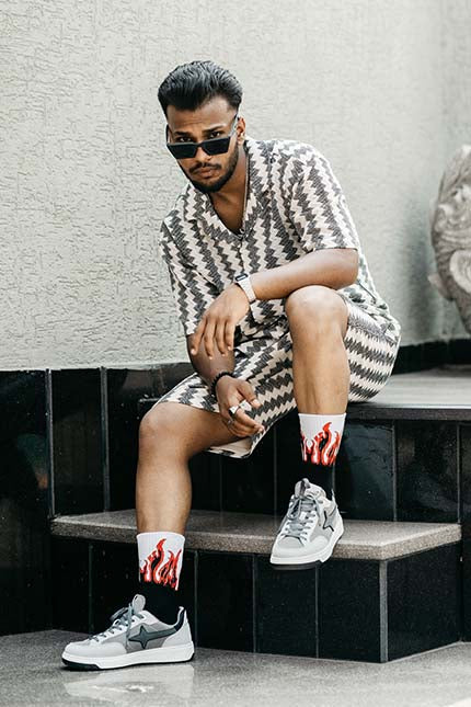 BOHO BLACK SHORTS SET (MENS)
