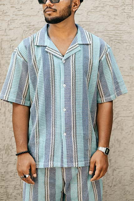 BOHO BLUE CORD-SET (MENS)