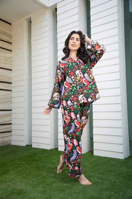 NIGHT OWL PJ SET