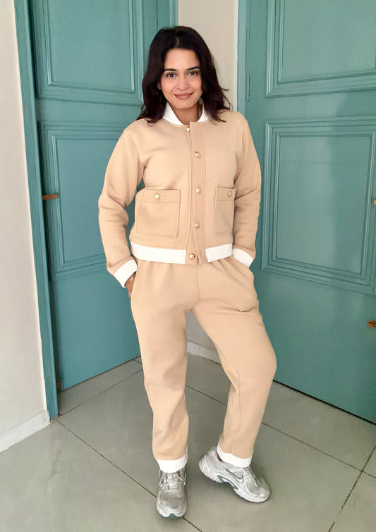 WINDY CO-ORD SET - BEIGE