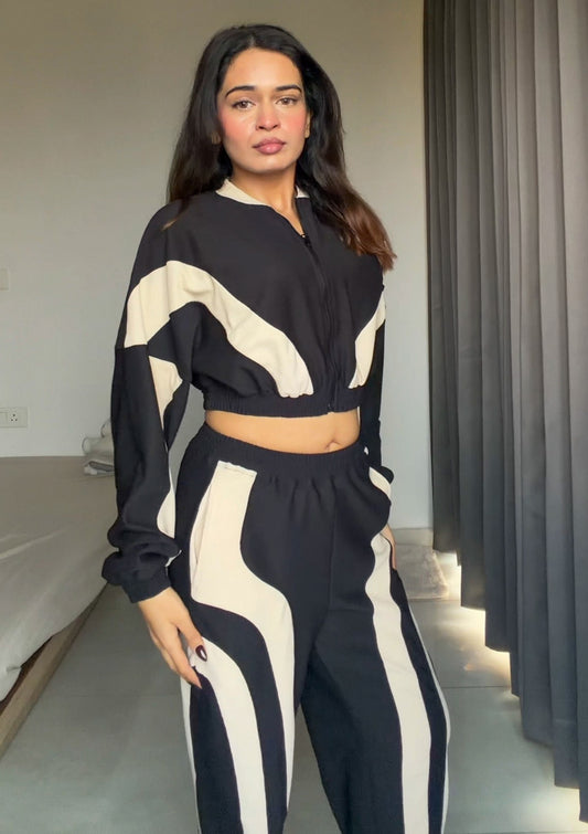 BLACK BIRD CO-ORD SET (WOMEN)