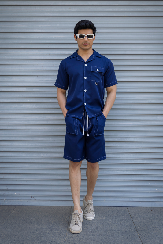 RAGER SHORTS SET (BLUE) - MEN'S