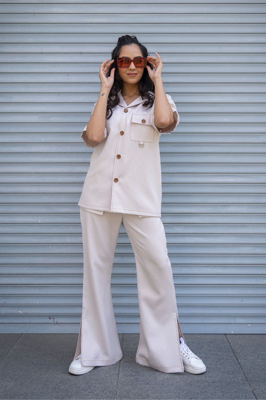 RAGER CO-ORD SET (OFF WHITE) - WOMEN'S