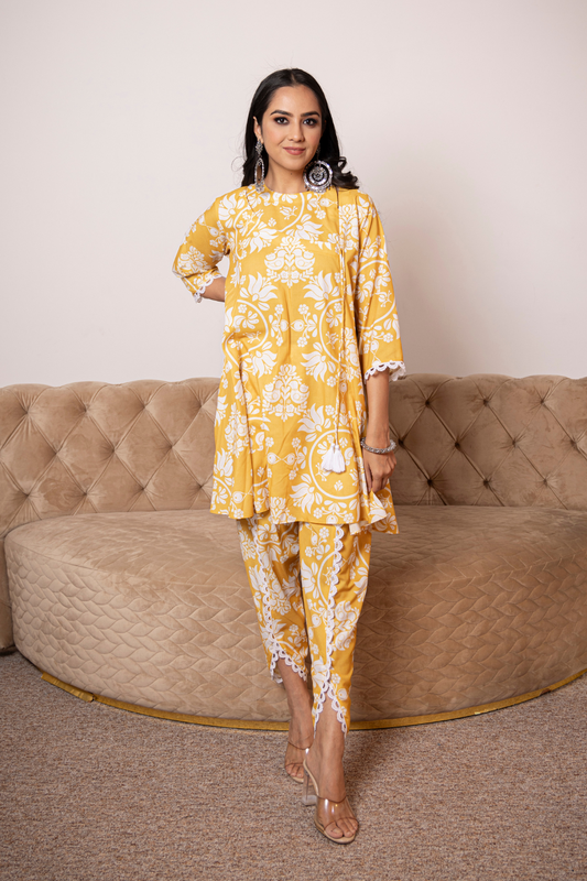 BULBUL ANGRAKHA SET (YELLOW)