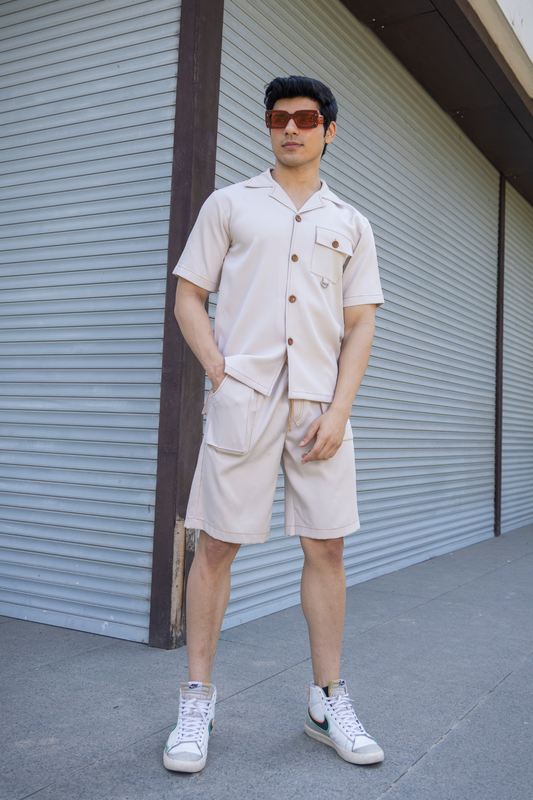 RAGER SHORTS SET (OFF WHITE) - MEN'S
