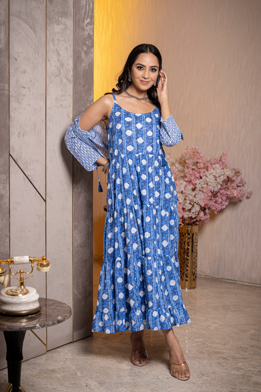PHILORI DRESS SET (BLUE)