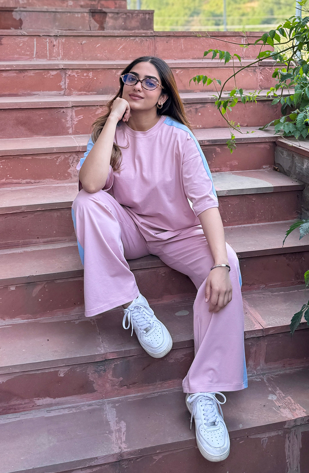 Thunder Pink Oversized co-ord Set