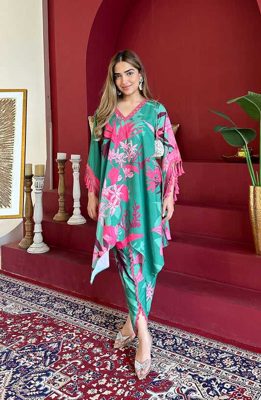 GREENER TUNIC CO-ORD SET