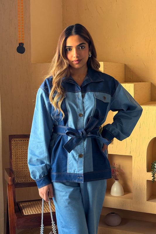 PARIS DENIM CO-ORD SET