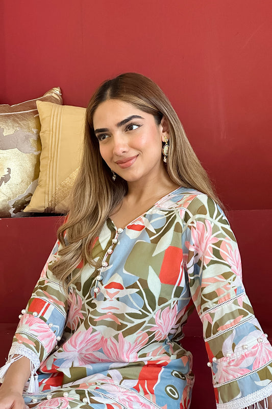 DESI DAISY TUNIC SET