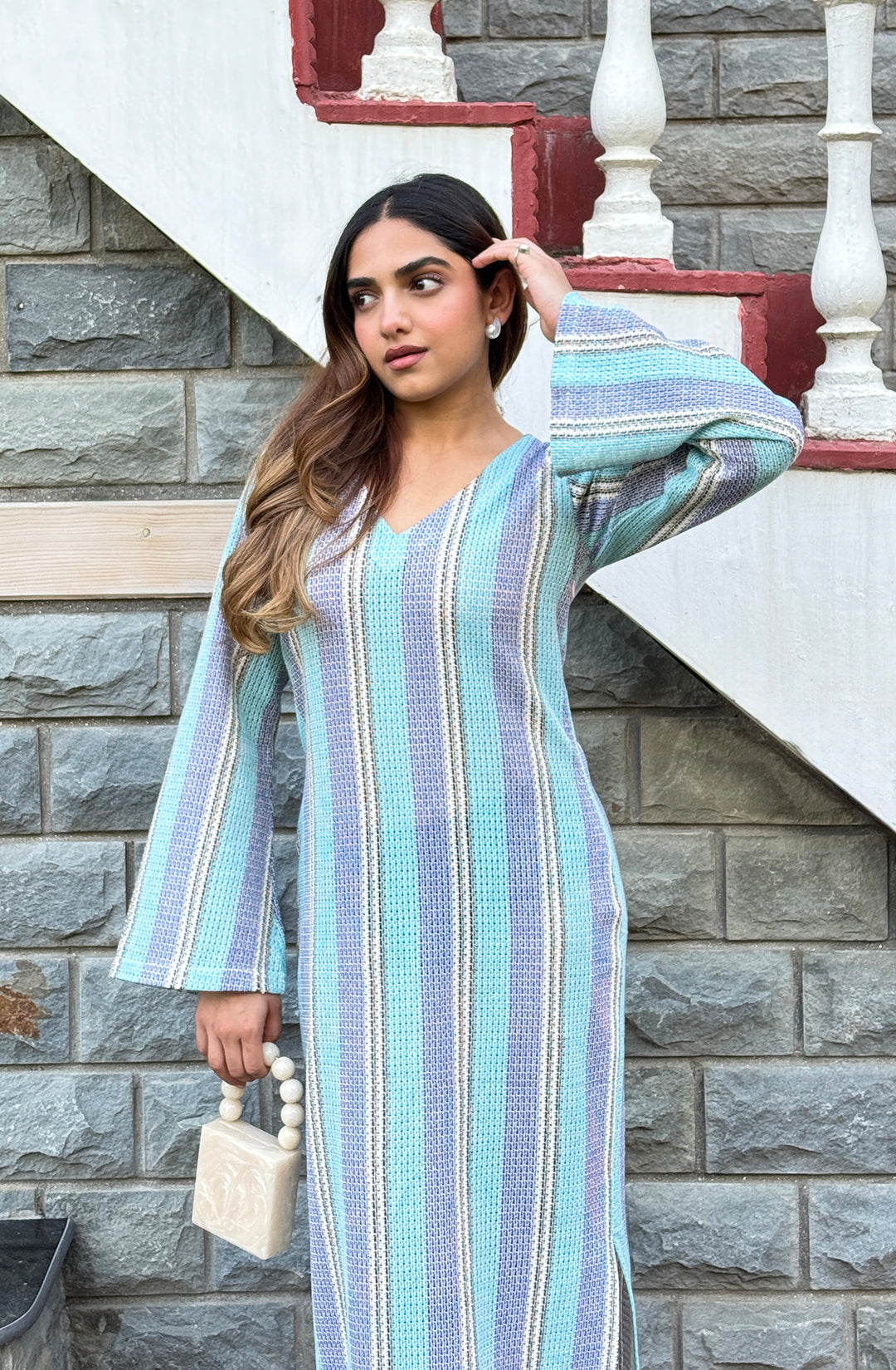 BOHO BLUE DRESS