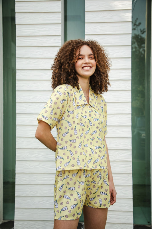 COOKIES AND MILK SHORTS SET