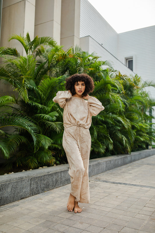 WHITE TROPICAL CO-ORD SET