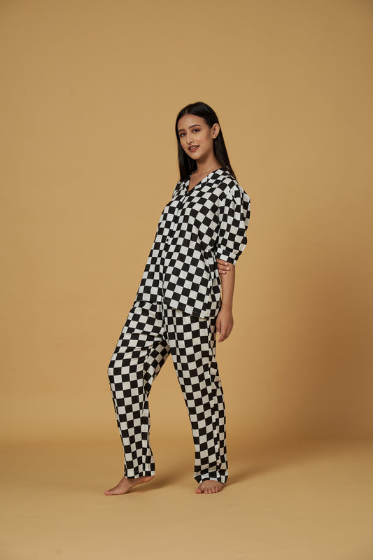 CHECKS LOUNGEWEAR SET