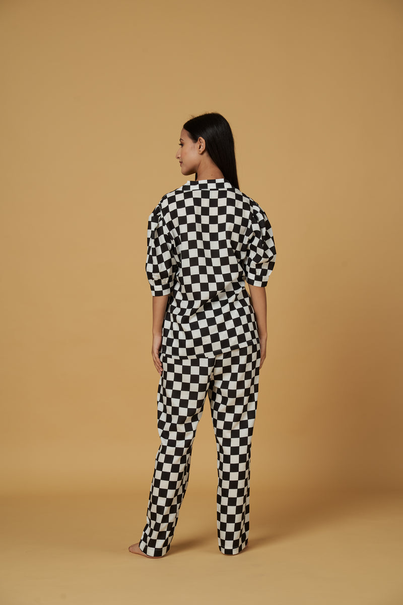 CHECKS LOUNGEWEAR SET