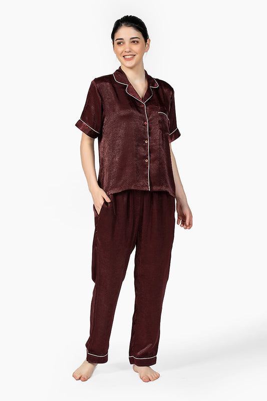 Knitnap Wine PJ Set