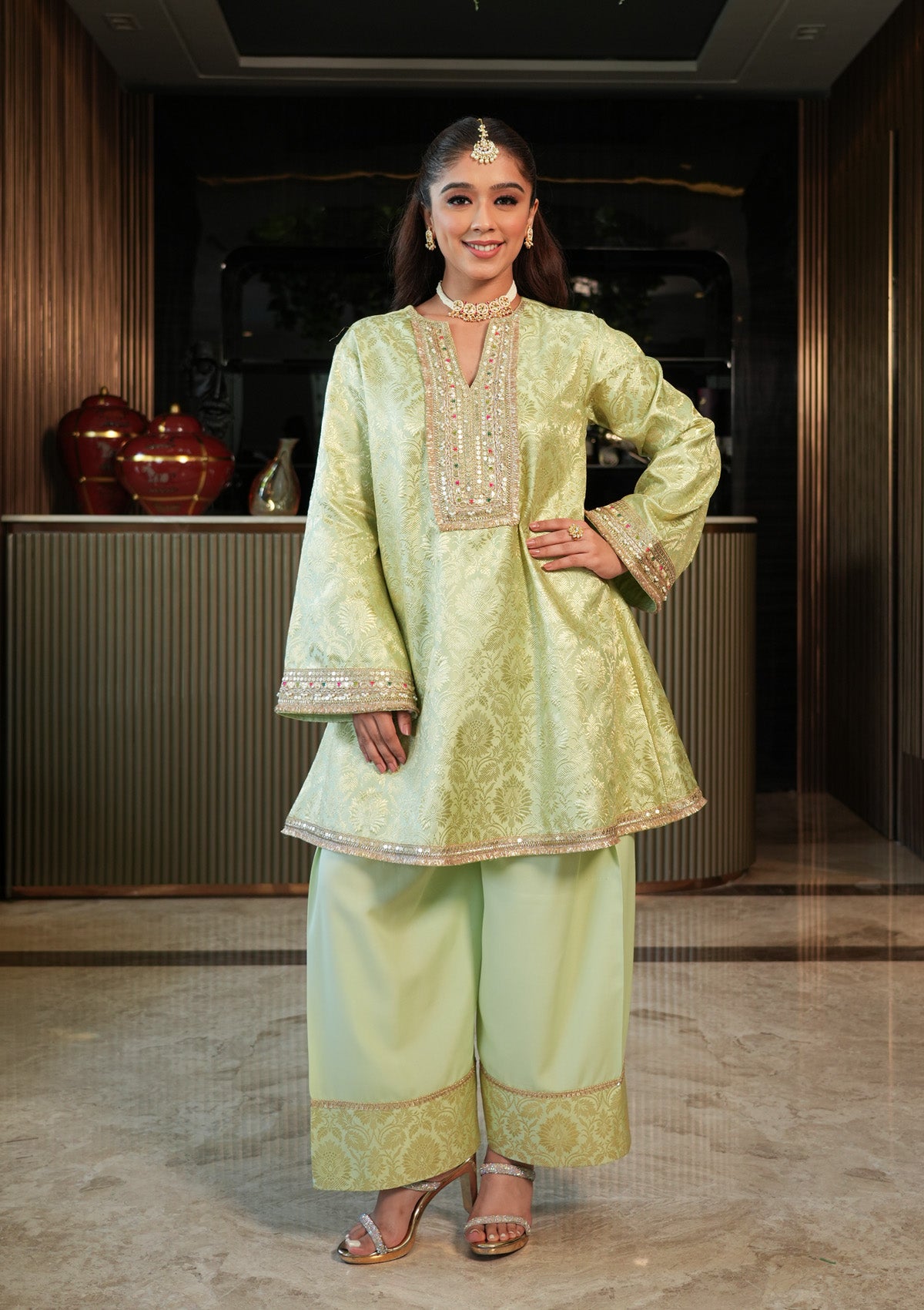 Rani Co-Ord Set - Green