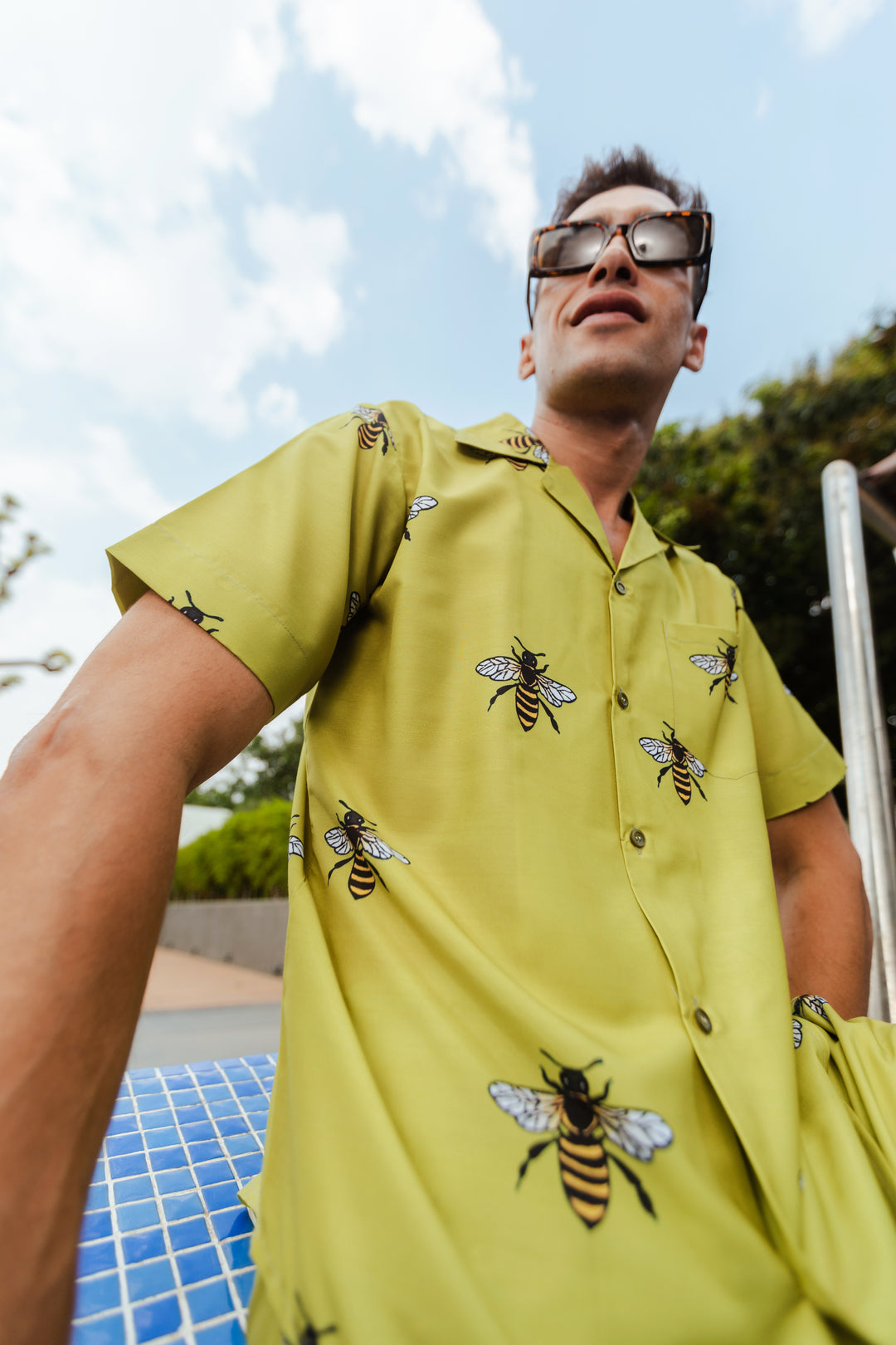 GREEN BEE SHORT SET
