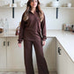 BROWN COMFORT CO-ORD SET