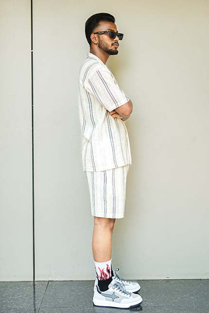 BOHO OFF-WHITE SHORTS SET (MENS)