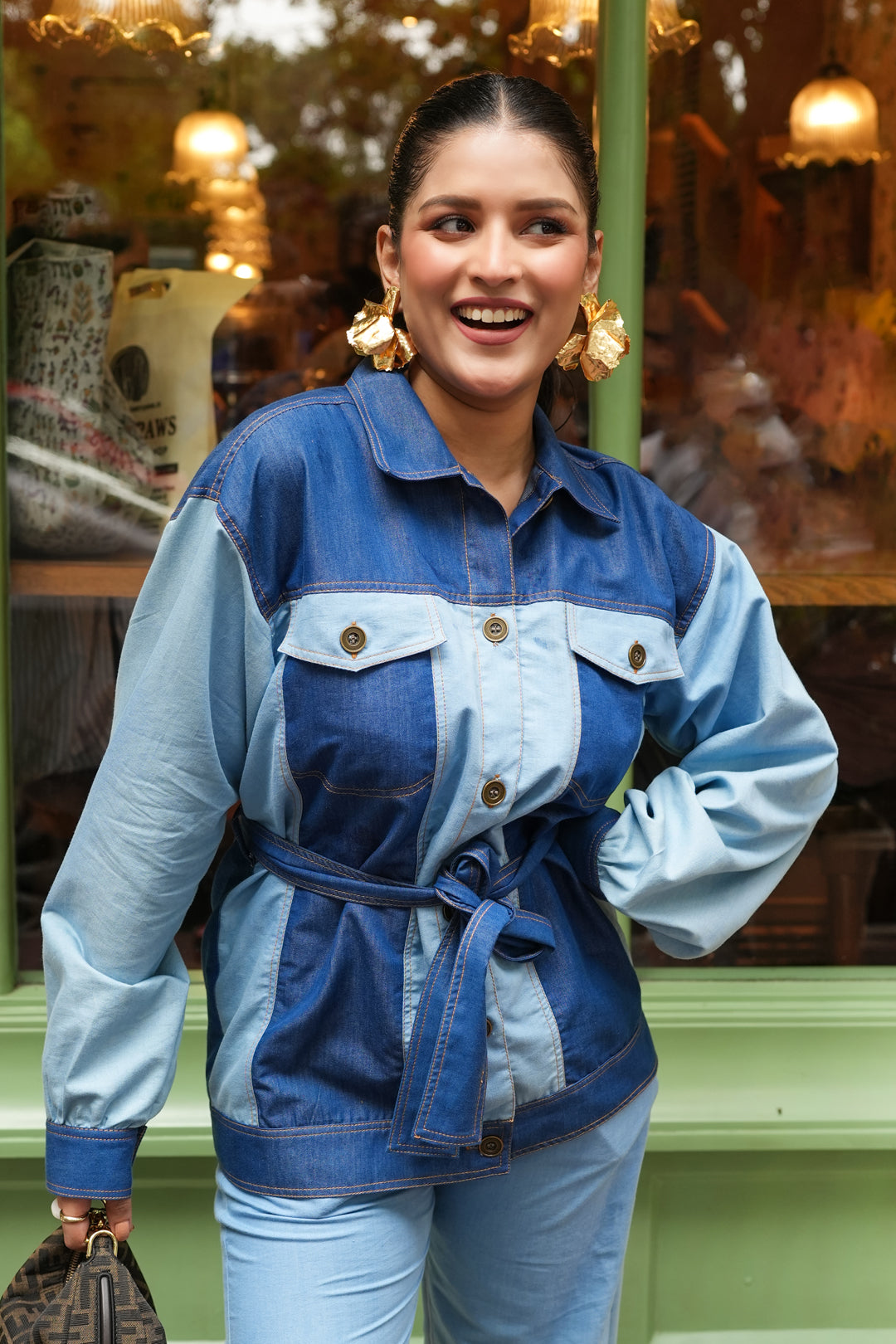 PARIS DENIM CO-ORD SET