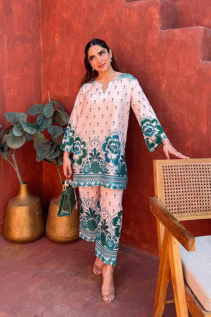 Blue Taj Co-ord Set