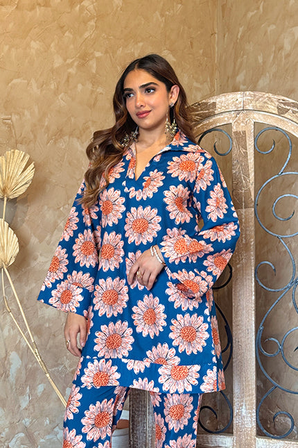 Jasmine Blue Co-ord Set
