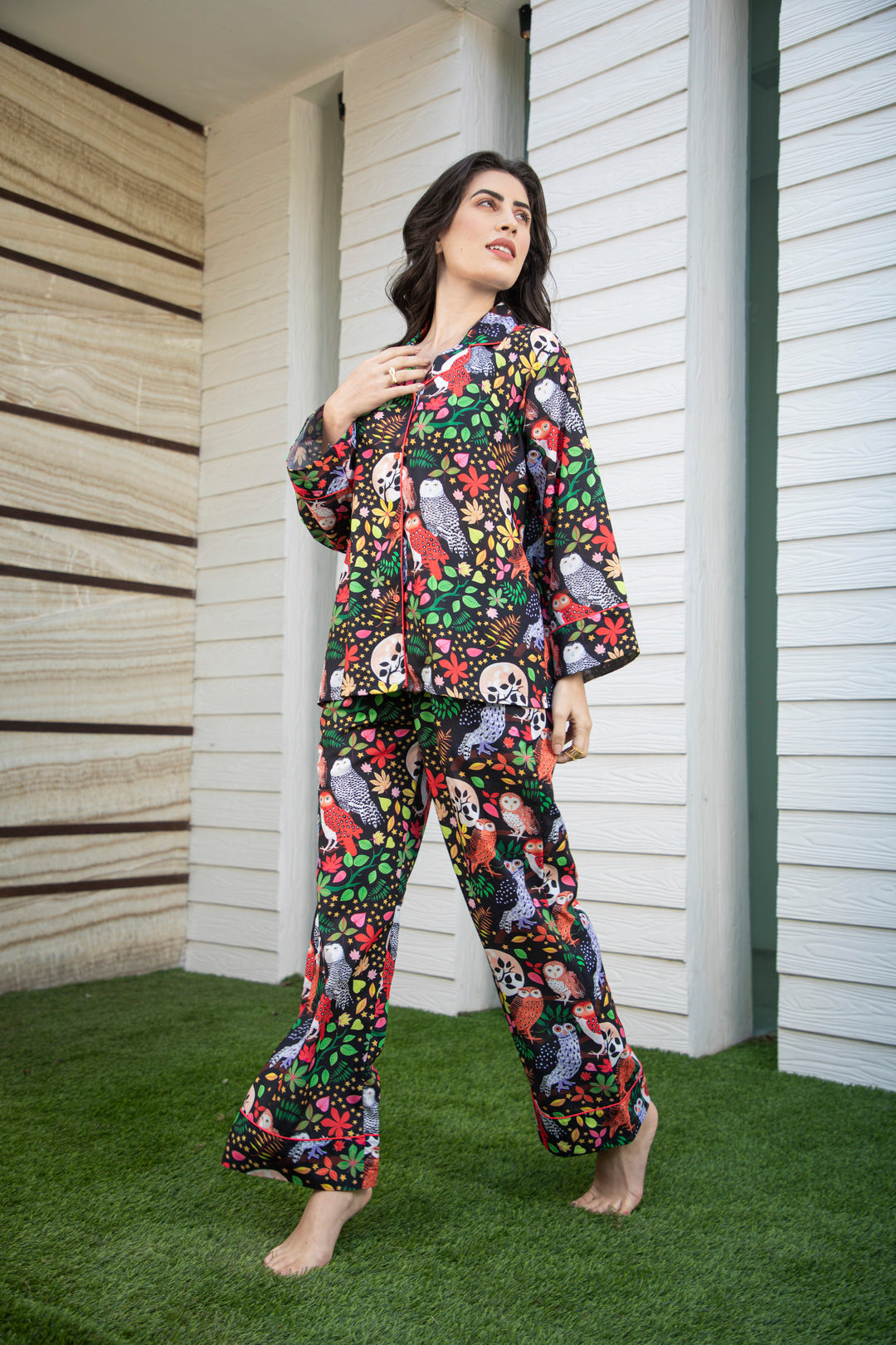 NIGHT OWL PJ SET