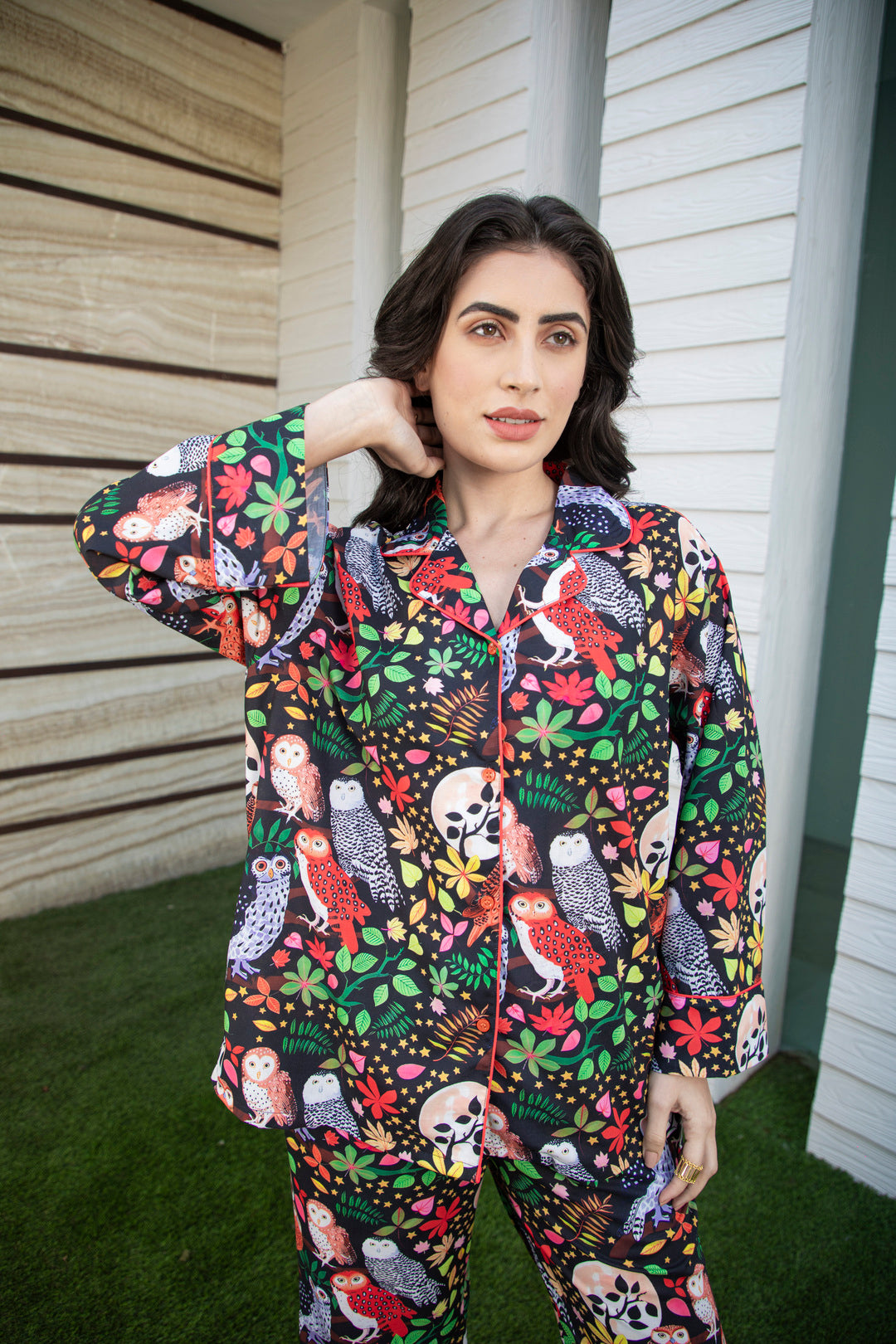 NIGHT OWL PJ SET
