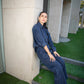 BOSSY CO-ORD SET - BLUE (WOMEN)