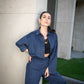 BOSSY CO-ORD SET - BLUE (WOMEN)