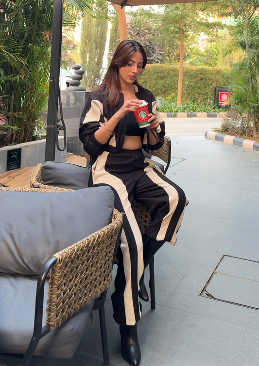 BLACK BIRD CO-ORD SET (WOMEN)