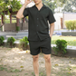 STAYCATION SHORTS SET (GREEN) - MEN'S