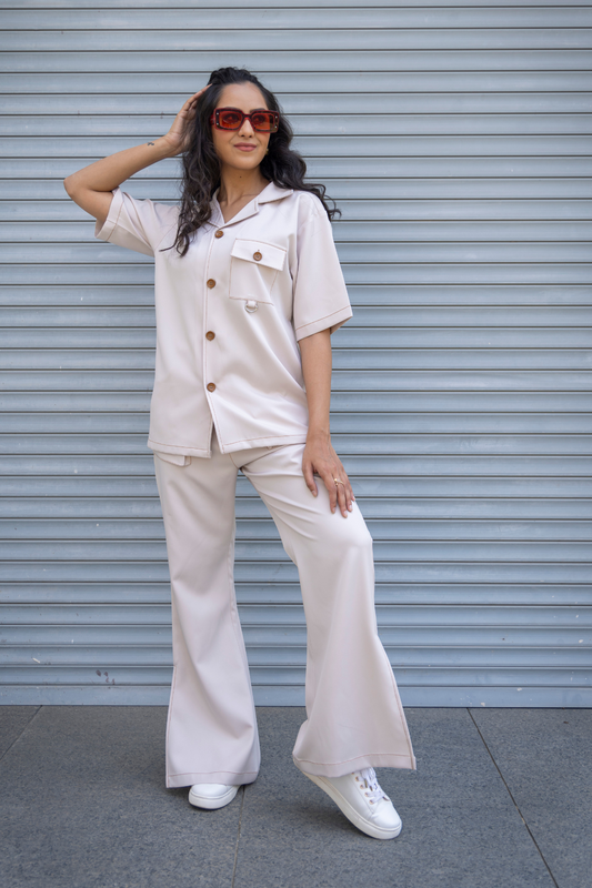 RAGER CO-ORD SET (OFF WHITE) - WOMEN'S