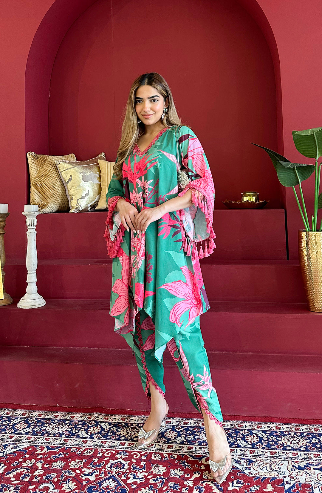 GREENER TUNIC CO-ORD SET
