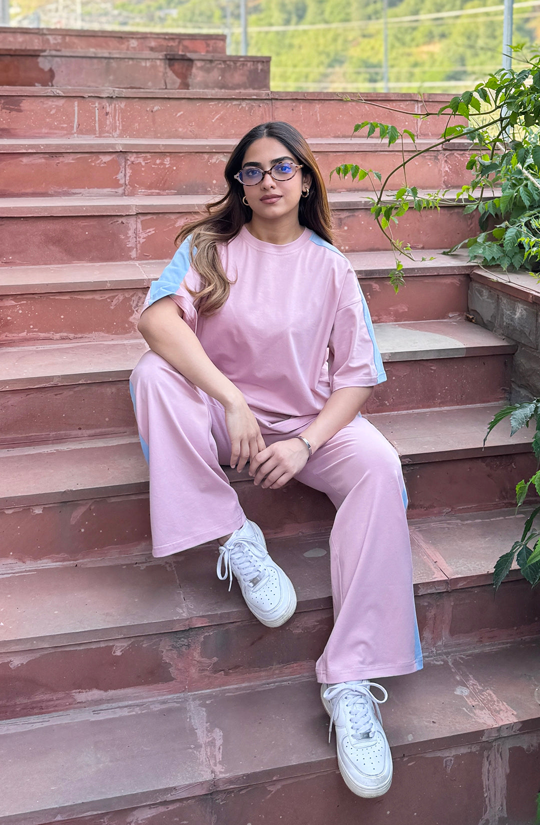 Thunder Pink Oversized co-ord Set