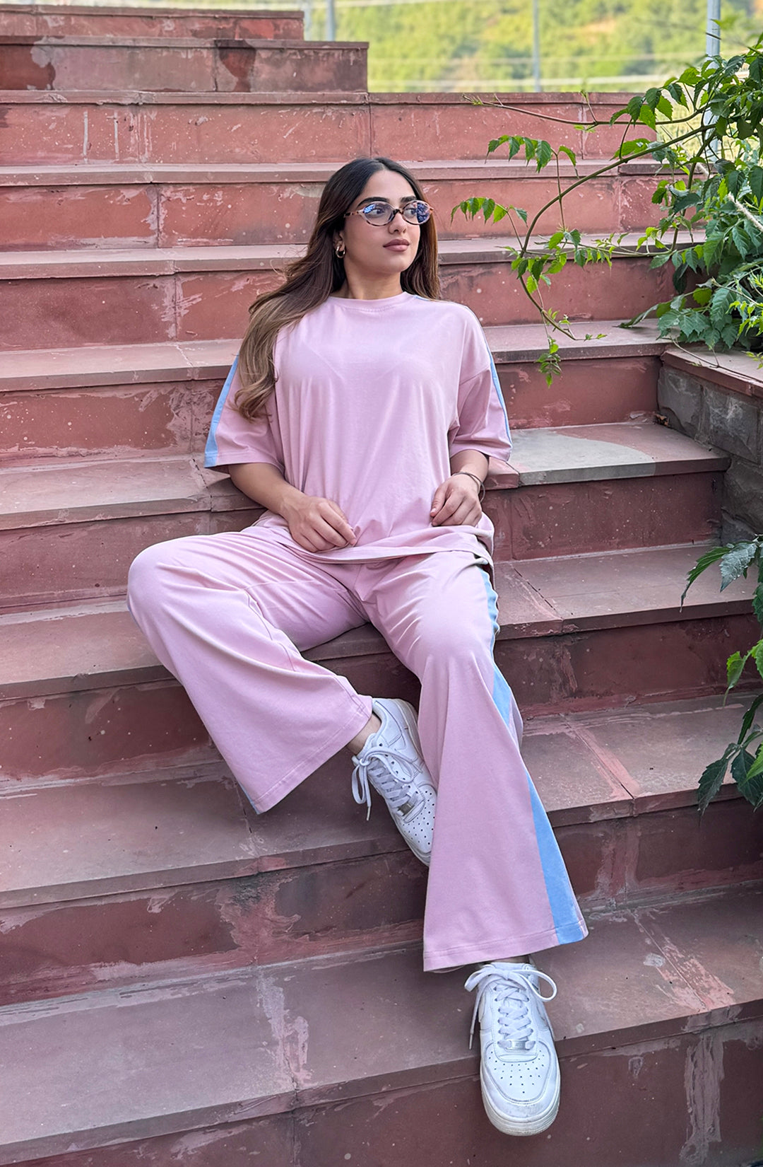 Thunder Pink Oversized co-ord Set