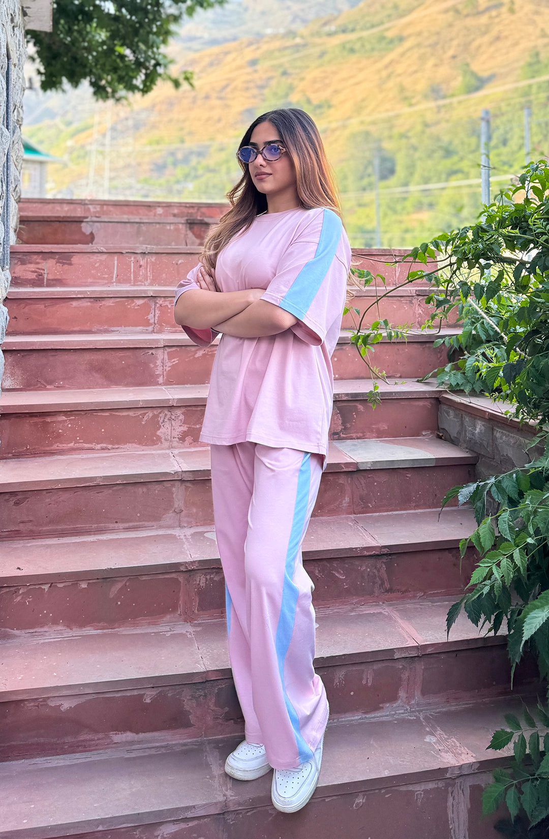 Thunder Pink Oversized co-ord Set