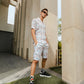 WHITE MARBLE CO-ORD SET