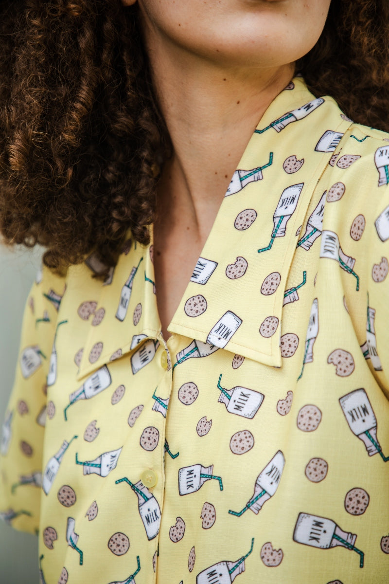 COOKIES AND MILK SHORTS SET