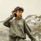 GLITCH HOODIE SET - GREEN (WOMEN)