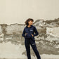 GLITCH HOODIE SET - BLUE (WOMEN)