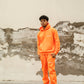 GLITCH HOODIE SET - ORANGE (MEN)