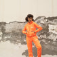 GLITCH HOODIE SET - ORANGE (WOMEN)