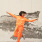 GLITCH HOODIE SET - ORANGE (WOMEN)