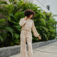 WHITE TROPICAL CO-ORD SET