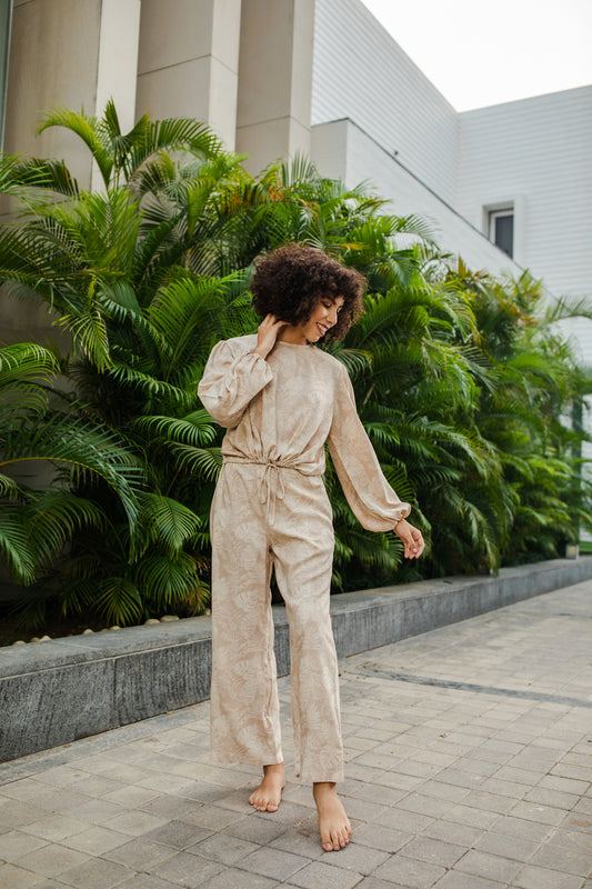 WHITE TROPICAL CO-ORD SET